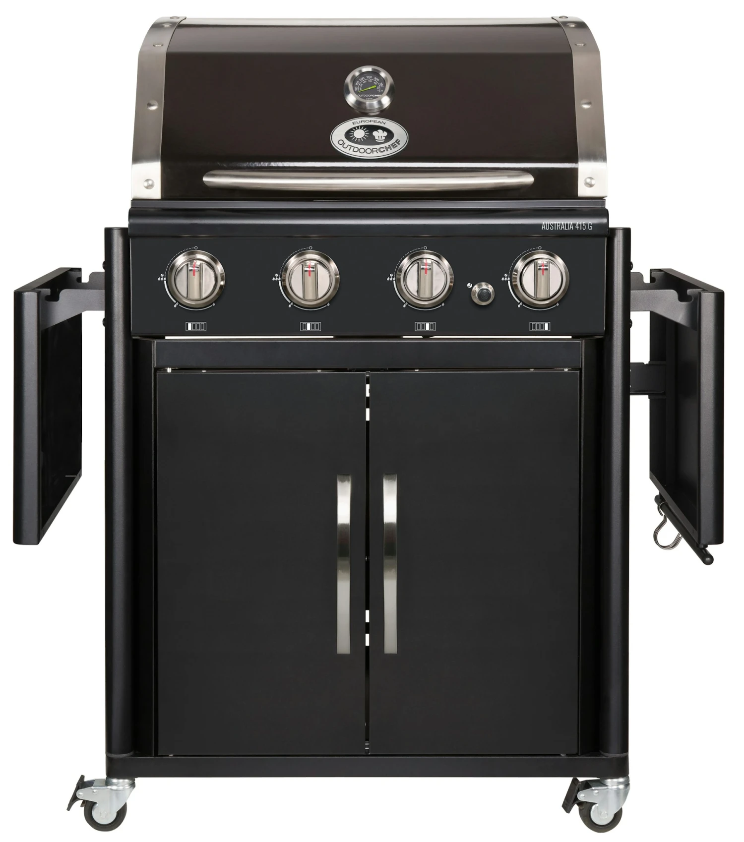 Outdoorchef Gasgrillstation Australia 415 G, Schwarz 4 Outdoorchef Gasgrillstation Australia 415 G, Schwarz – Bild 2