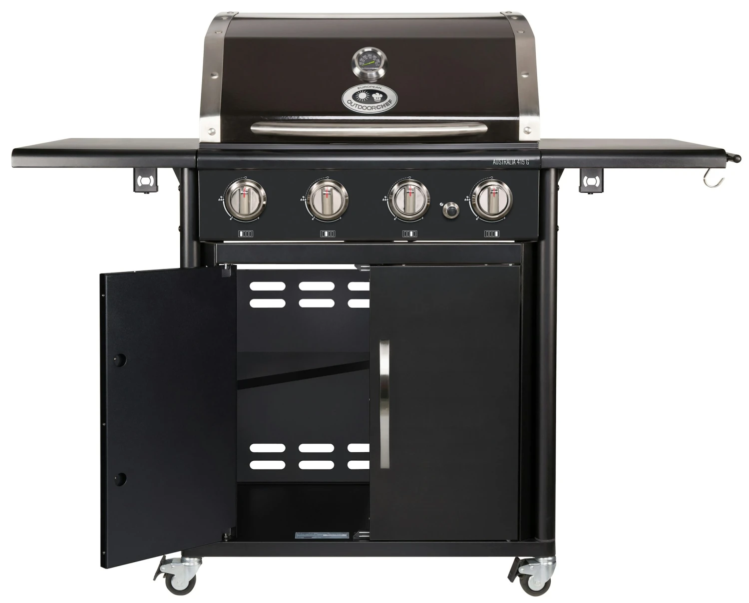 Outdoorchef Gasgrillstation Australia 415 G, Schwarz 5 Outdoorchef Gasgrillstation Australia 415 G, Schwarz – Bild 3