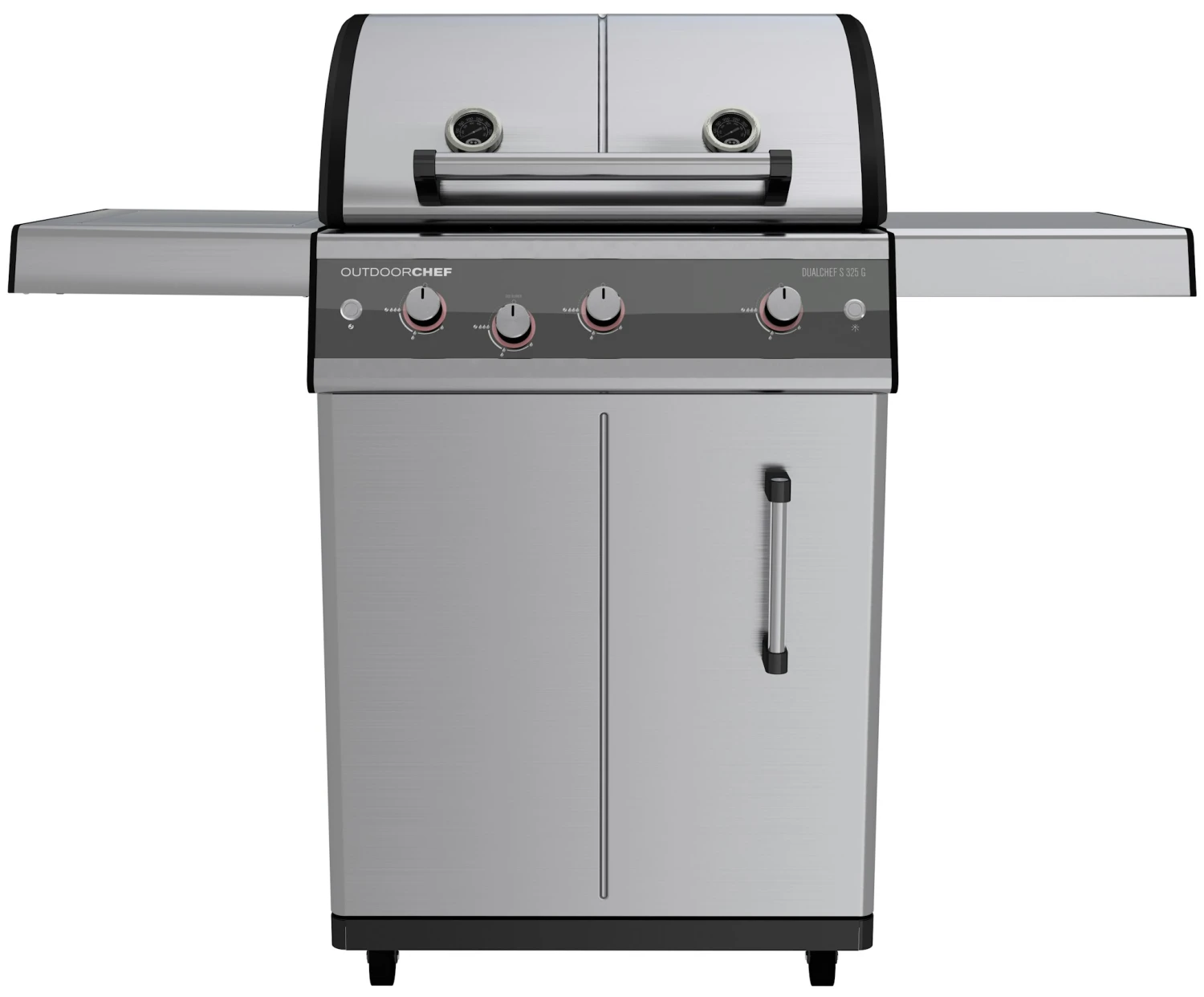 Outdoorchef Gasgrillstat. Dualchef S 325 G, Edelst. 3 Outdoorchef Gasgrillstat. Dualchef S 325 G, Edelst.
