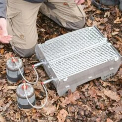 SKOTTI MAX Steckbarer Edelstahl Gasgrill Tasche -Barbecue Grill Geschäft 4260720830004 09 SKOTTI MAX LIVE