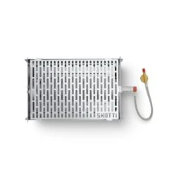SKOTTI Steckbarer Edelstahl Gasgrill 2.0 Inkl. Tasche -Barbecue Grill Geschäft 4260720830363 04 SKOTTI GRILL Ober ohne Gas
