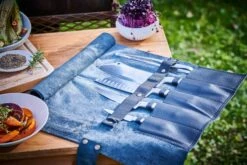 F. DICK Leder-Rolltasche 1905, 5-teilig Schwarz -Barbecue Grill Geschäft 8196800 01 lederrolltasche 1905 03