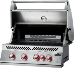 NAPOLEON 700-Series 32", Edelstahl, Einbau, Inkl. Drehspieß 27 NAPOLEON 700-Series 32", Edelstahl, Einbau, Inkl. Drehspieß -Barbecue Grill Geschäft BIG32RB Grillhead Ang Open KnobsOn 1
