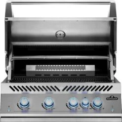 NAPOLEON 700-Series 32", Edelstahl, Einbau, Inkl. Drehspieß 33 NAPOLEON 700-Series 32", Edelstahl, Einbau, Inkl. Drehspieß -Barbecue Grill Geschäft BIG32RB Grillhead Str Open KnobsOff Lit WarmingRackB 1