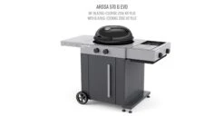 Outdoorchef AROSA 570 G Evo Grey Steel -Barbecue Grill Geschäft BkPzFhg74CA
