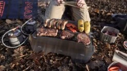 SKOTTI MAX Steckbarer Edelstahl Gasgrill Tasche -Barbecue Grill Geschäft HL1wCTEB3gY