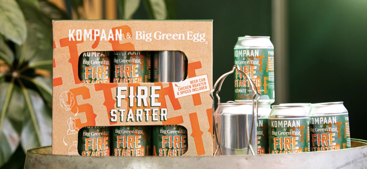 Big Green Egg X Kompaan Beer Can Chicken FIRE STARTER - Limited Edition 3 Big Green Egg X Kompaan Beer Can Chicken FIRE STARTER - Limited Edition