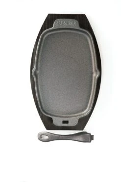 NAPOLEON Gusseiserne Pfanne Mit Holz-Untersetzer (56008) -Barbecue Grill Geschäft NAPOLEON PRO Gusseisen Pfanne mit Untersetzer 5