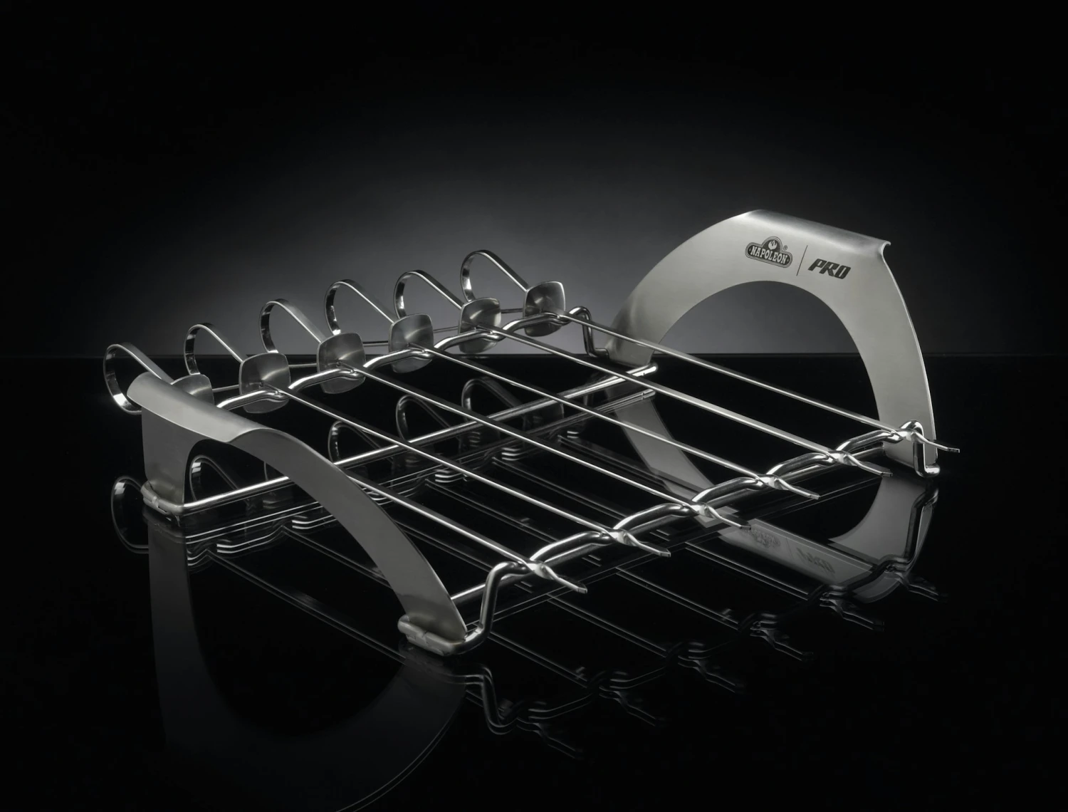 NAPOLEON PRO Pizzastein Mit Halterung Und Spiessen (70002) 5 NAPOLEON PRO Pizzastein Mit Halterung Und Spiessen (70002) – Bild 3