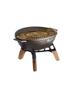 IGNIUM Taran Fire -Barbecue Grill Geschäft TARAN Fire Design Feuerschale mit Rost seitlich Hersteller Ignium 300dpi