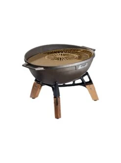 IGNIUM Taran Fire -Barbecue Grill Geschäft TARAN Fire Designer Feuerschale seitlich Hersteller Ignium 300dpi