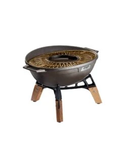 IGNIUM Taran Fire -Barbecue Grill Geschäft TARAN Fire Feuerschale mit Grillrost seitlich Hersteller Ignium 300dpi