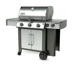 Weber Genesis II LX S-340 (GBS) Gasgrill Edelstahl -Barbecue Grill Geschäft Webe 61004179 genesis II LX 3B EMEA SS right angle