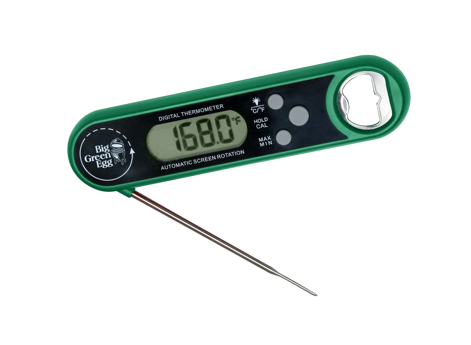 Big Green Egg Digital-Thermometer Mit Flaschenöffner 3 Big Green Egg Digital-Thermometer Mit Flaschenöffner