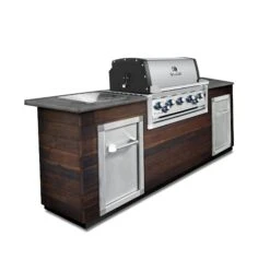 Broil King Imperial S 590 Built-In Einbaugrill Inkl. Grillbesteck, Gussplatte & Wokeinsatz -Barbecue Grill Geschäft broilking IMPERIAL 590 BUILTIN Wood 01