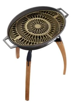 IGNIUM Taran Holzkohle Grill Celtic -Barbecue Grill Geschäft ignium grill freisteller total gross seitlich oben gitter 01 2