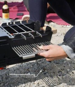 Knister Grill Original -Barbecue Grill Geschäft knister grill original h henverstellung