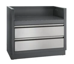 NAPOLEON Unterschrank Für Einbaugrillaufsatz Prestige Pro 665 Edelstahl (IM-UGC665-CN) -Barbecue Grill Geschäft napoleon im ugc665 CN unterschrank angle
