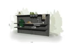 WWOO Designbeton-Outdoorküche Maarten