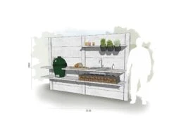 WWOO Designbeton-Outdoorküche Mario