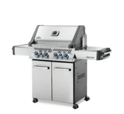NAPOLEON Prestige 500 Edelstahl, Erdgas -Barbecue Grill Geschäft p500Stainless angle
