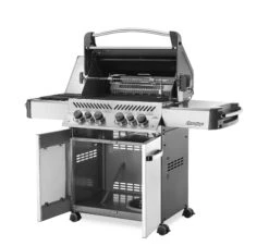 NAPOLEON Prestige 500 Edelstahl, Erdgas -Barbecue Grill Geschäft p500Stainless angle open