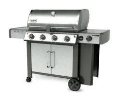 Weber Genesis II LX S-440 (GBS) Gasgrill Edelstahl (inkl. IGrill 3) -Barbecue Grill Geschäft weber 62004179 genesis II LX 4B EMEA SS right angle